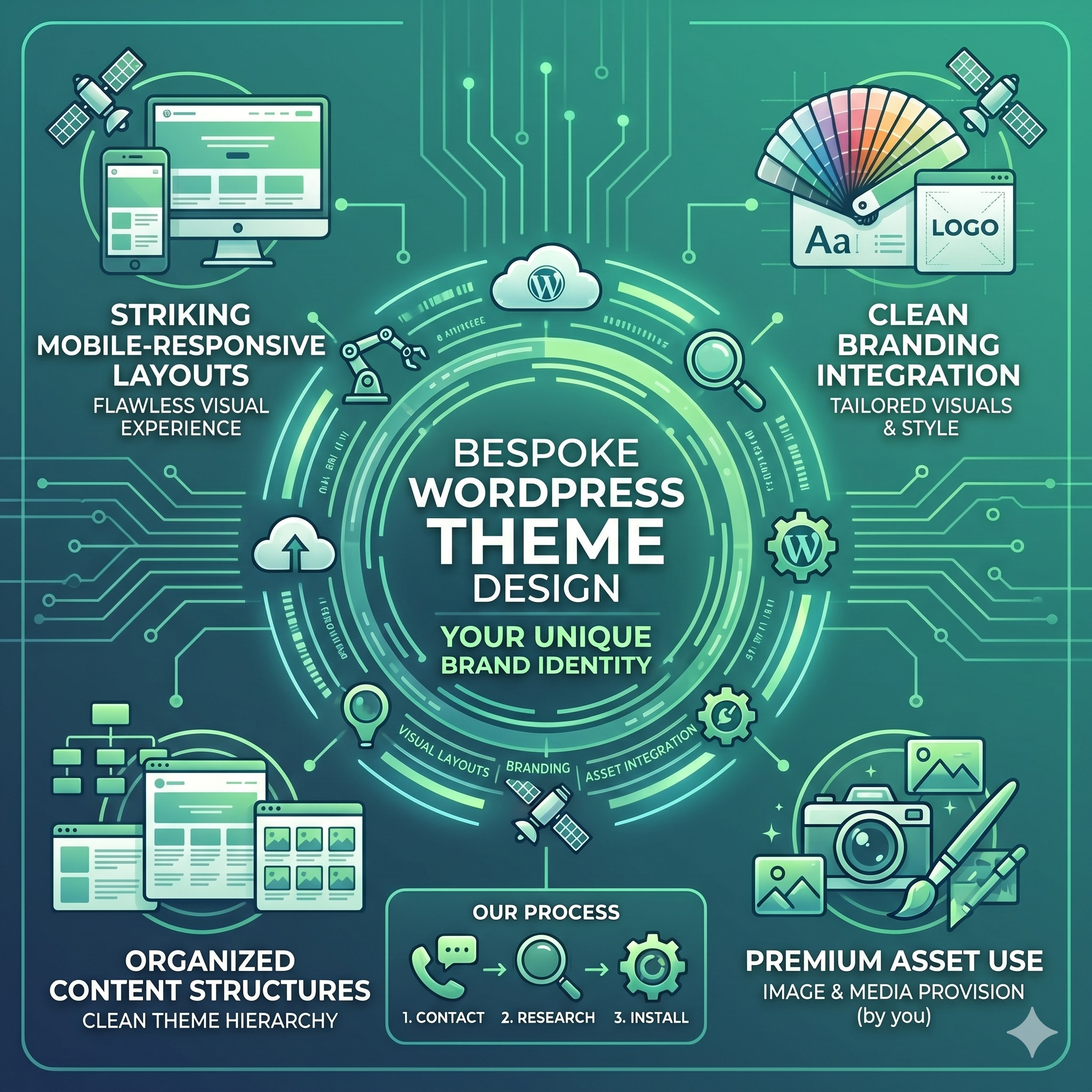 Custom WordPress Theme Design Package